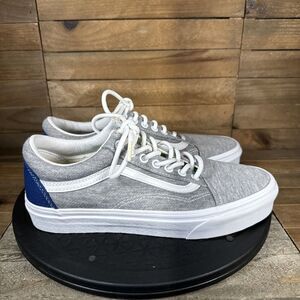 Vans Women’s 8.5 Old Skool Coastal Grey Green Blue Skate Lace Up Casual Shoes